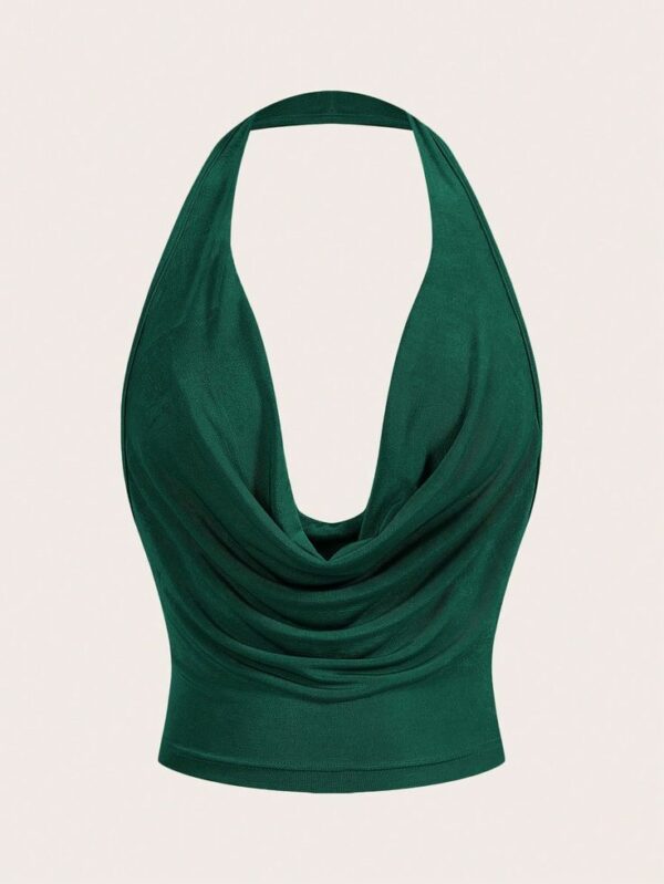 Tweed Halter Neck Waistcoat - Image 6